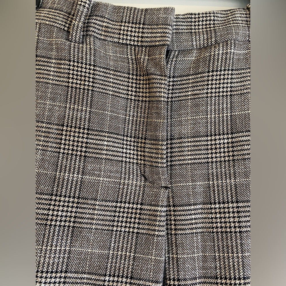 Plaid business, casual pants